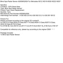 Blind Spot Radar Sensor A0009052504 For Mercedes W212 W218 W205 W222 W207