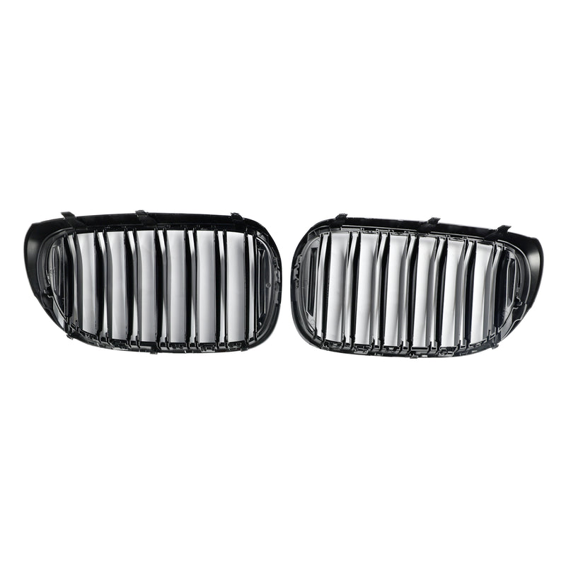 BMW 7 Series G11 G12 2016-18 Pre-LCI Black 2 Slat Front Kidney Grill Grille