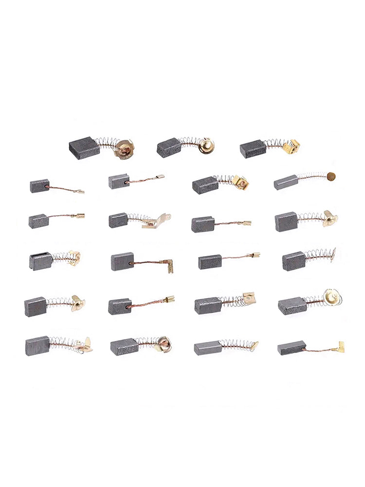 46Pcs 23 Sizes Electric Motor Carbon Brushes Replacement For Power Tool