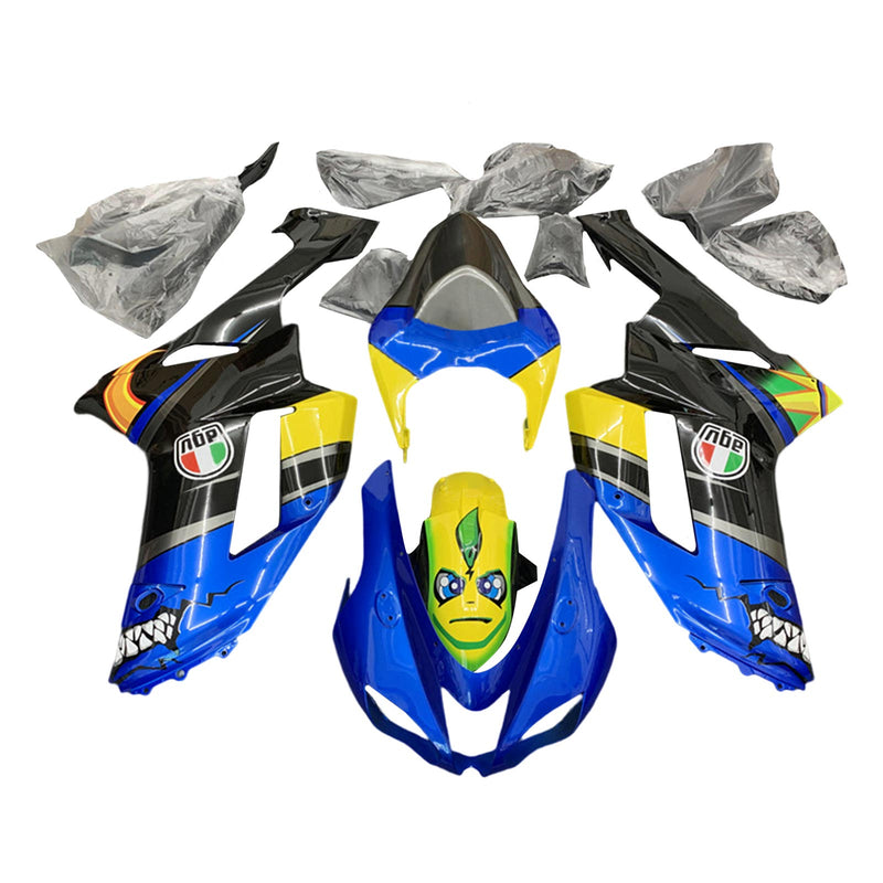 Amotopart Kawasaki ZX6R 636 2007-2008 Fairing Kit Bodywork Plastic ABS