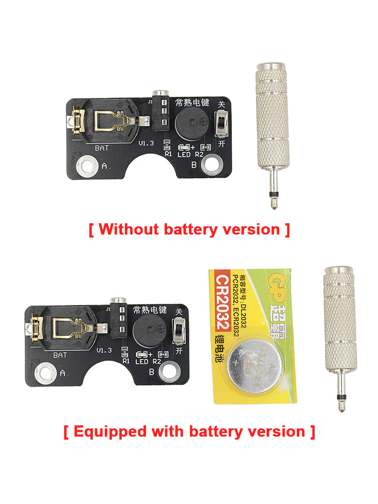 Morse Code CW Transmission Training Key Sound Light Circuit Board For Manual Key