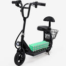 3-Speed Adjustable Up to 11 MPH Neon Lights 12.43-Mile Range Electric Scooter for Kids Ages 4-10 Electric Scooter with Seat for Kids