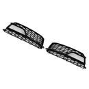 2PCS Front Fog Lamp Black Grille Grill Fit AUDI A5 S-Line S5 2013-2016