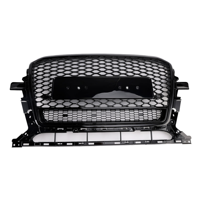 Gloss Black Front Honeycomb Bumper Grille Grill Fit Audi Q5 2013-2017