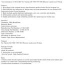 Car Carburator 21100-35481 For Toyota 22R 1984-1997 SR5 4Runner Landcruiser