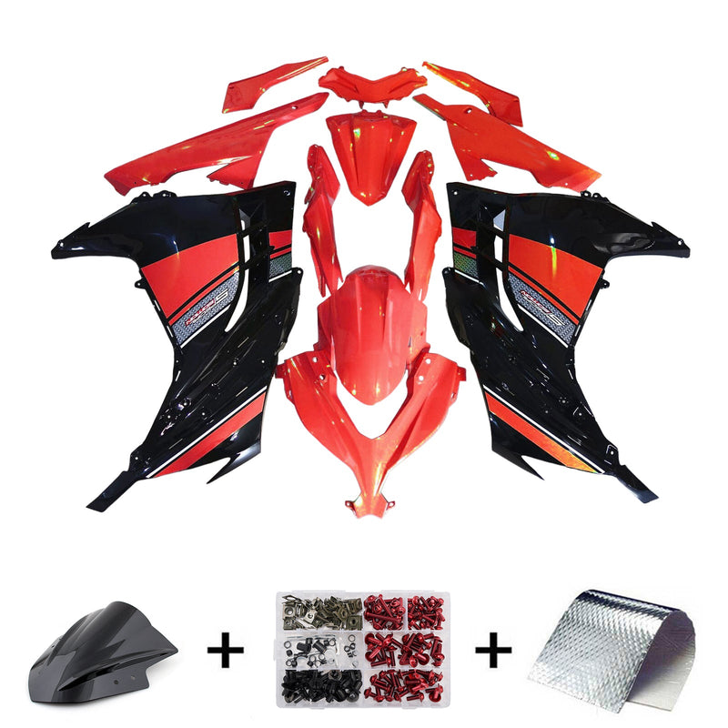 Injection Fairing Kit Bodywork Plastic ABS fit For Kawasaki EX300 Ninja300 2013-2024