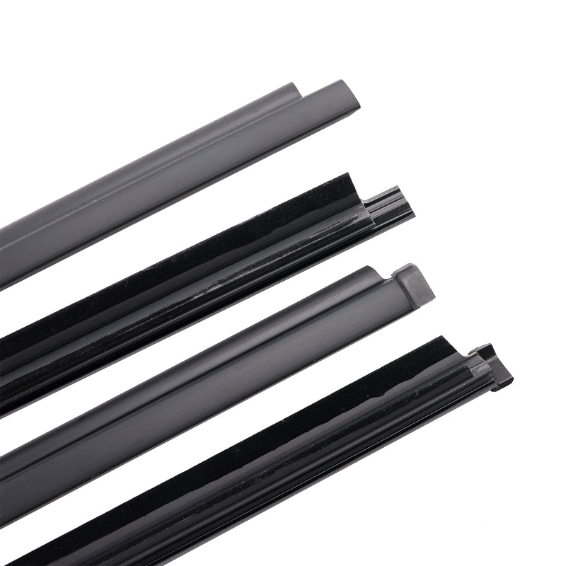 4PCS Door Glass Belt Outer Molding Weatherstrip For TOYOTA 4RUNNER 1996-2001