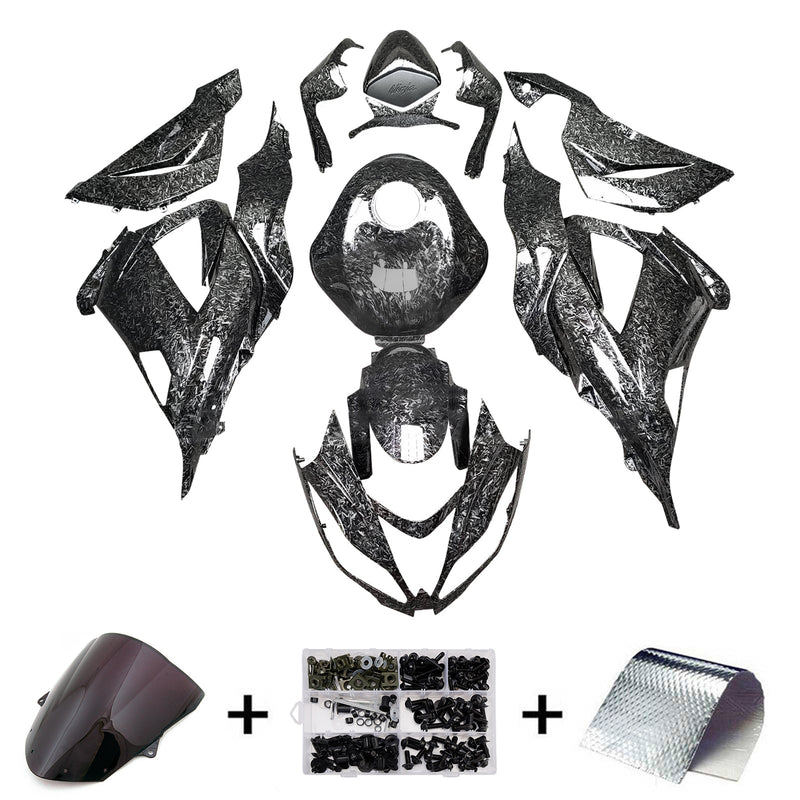 Injection Fairing Kit Bodywork Plastic ABS fit For Kawasaki ZX6R 636 2013-2018