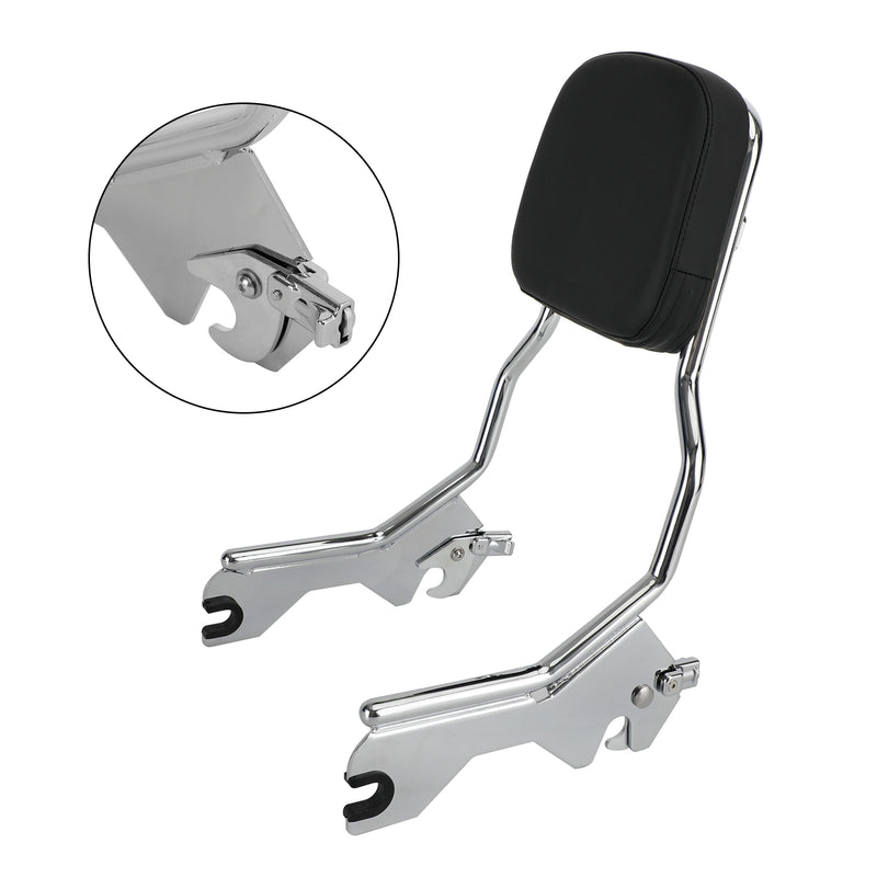 Street Bob FXBB Softail Slim FLSL Deluxe FLDE Passenger Sissy Bar Backrest