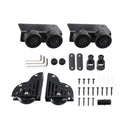 Rolling Library Sliding Ladder Hardware Kit with Brake 3.3FT Round Tube