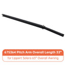 675364 Pitch Arm Overall Length 33" for Lippert Solera 63" Overall Awning