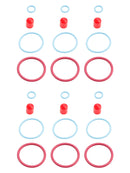 6PCS Fuel Injectors Seal O-Ring Kit Fit Caterpillar Fit CAT C15/3406E External