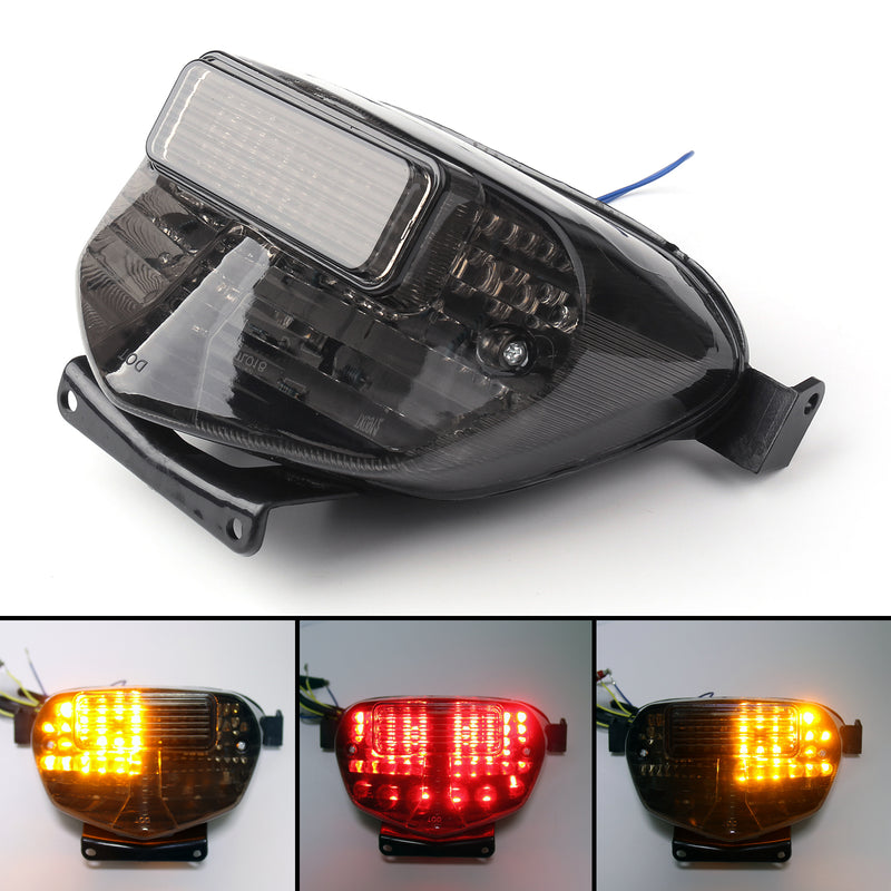 Integrated TailLight Turn Signals for Suzuki GSXR 600/750 GSX-R 1000 01-02 Smoke