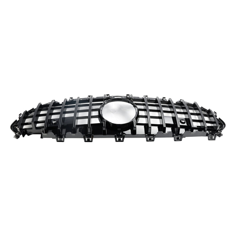 Black Front Bumper Grill Grille Fit Mercedes CLS C257 W257 Coupe 2018-2024