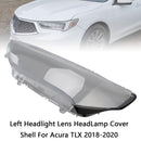 2018-2020 Acura TLX Left Headlight Lens HeadLamp Cover Shell