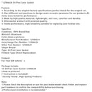 12586624 Oil Pan Cover Gasket