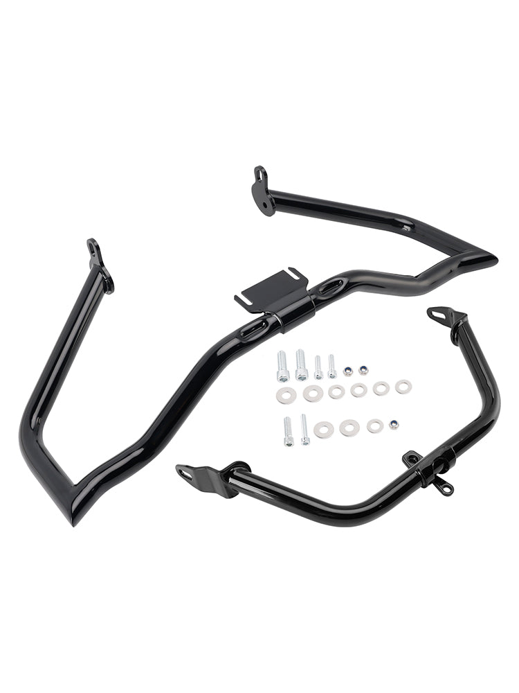 Engine Guard Crash Bar Frame Protector Bumper Chromea For Touring Glide 14-22 ChromeC