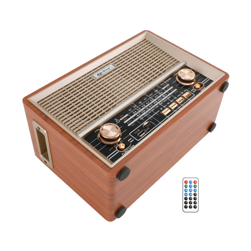 Retro-Style Decorative Radio Multifunction Music Player Bluetooth Speaker Radio