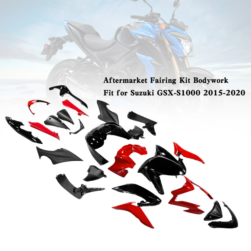 Amotopart Suzuki GSX-S 1000 2015-2020 Plastic Bodywork Fairing Kit