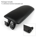 Black Leather Armrest Centre Console Lid For Audi A4 B6 B7 2001-2008 8E0864245E