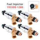 1991-1994 Mercury Capri Base Convertible 2-Door 1.6L 4Pcs Fuel Injector 195500-1280
