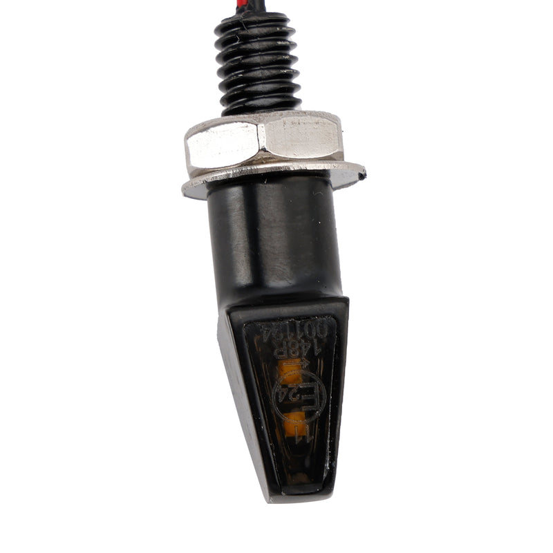 12V LED Turn Signal Indicator Light 8mm Universal Motorcycle For Yamaha
