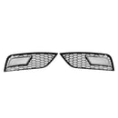 Honeycomb Style Fog Light Cover Fit Audi A4 B8.5 2013-2015 Standard Bumper