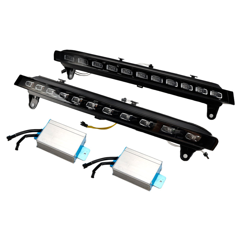 Pair LED Daytime Running Light 4L0953041 4L0953042 For Audi Q7 4L 2007-2009