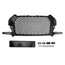 2016-2018 Audi Q3 RSQ3 Style Front Honeycomb Grille Grill Gloss Black