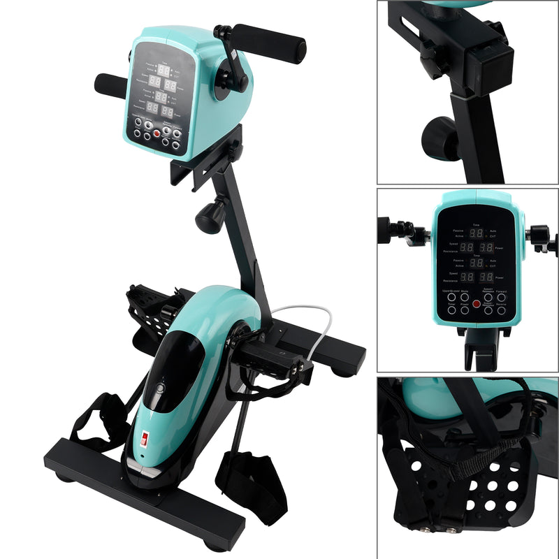 Electric Rehabilitation Pedal Trainer Upper and Lower Limb Active and Passive arm and Leg Trainer Physical Therapy Auxiliary Rehabilitation Equipment for Seniors
