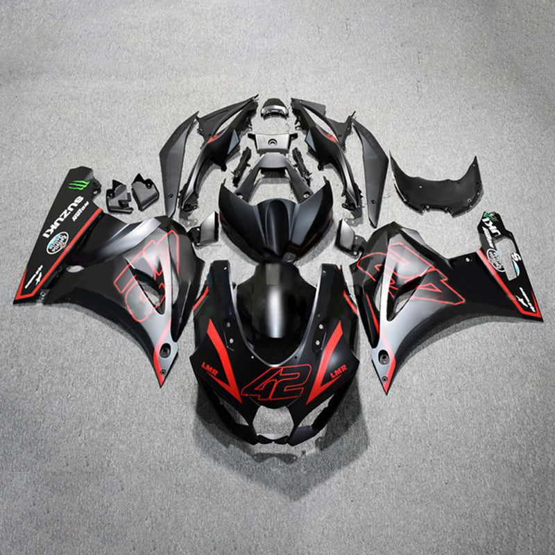 Amotopart Suzuki GSXR1000 2017-2023 K17 Fairing Kit Bodywork Plastic ABS