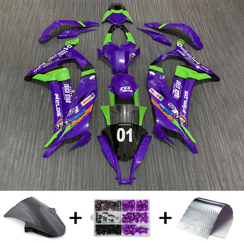 Amotopart Kawasaki ZX10R 2011-2015 Fairing Kit Bodywork Plastic ABS