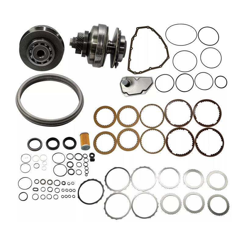 Transmission Master Rebuild Kit & Pulley W/ Belt JF015E RE0F11A 29T For SUZUKI