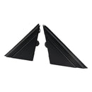 2X Left+Right Side View Door Mirror Flag Cover Molding Trim for Fiat 500 12-19