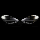 2Pcs Front Headlight Lens Cover Shell Clear For Porsche Panamera 2017-2020