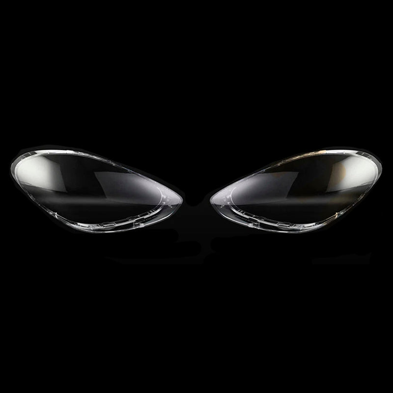 2Pcs Front Headlight Lens Cover Shell Clear For Porsche Panamera 2017-2020