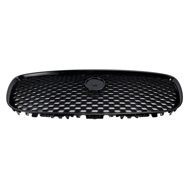 XF-R Style Front Bumper Grill Grille Fit Jaguar XF 2016-2019 Gloss Black