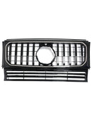 Gloss Black Front Bumper Grill Grille Fit Mercedes Benz W463 1990-2018 W/Led
