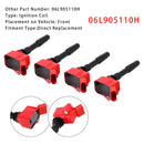 2015-2022 VW Passat 1.8 / 2.0 TSI EA888 Gen3 4PCS Ignition Coil 06L905110H