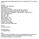 LED Headlight Driver Ballast Module Control Unit 4G0.907.397.P For Audi