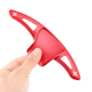 Steering Wheel Paddle Shifter Extension For Ford Explorer 13-19 Aluminium Red