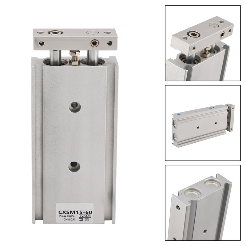SMC CXSM15-60 Air Cylinder Pneumatic Dual Rod Cylinder Double Acting