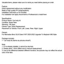 Body Kit Bumper Fit Mercedes Benz GLS X167 2020-22 Upgrade To Maybach680 Style