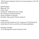 2018-2020 Porsche Cayenne 2.9T 3.0T 2PCS Navigation TPU Screen Protector Film