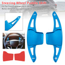 Steering Wheel Paddle Shifter Extension For Ford Explorer 13-19 Aluminium Blue