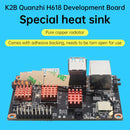 Quanzhi H618 Development Board Heat Sink Pure Copper Radiator For Kickpi K2B