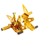 ALUMINUM ADJUSTABLE REAR SET REARSET FOR KAWASAKI ZX636 NINJA ZX-6R 2021-2024