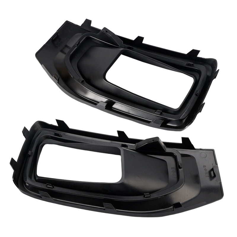 Fog Light Lamp Cover Gloss Black Trim Pair For GMC Yukon / Yukon XL 2015-2020