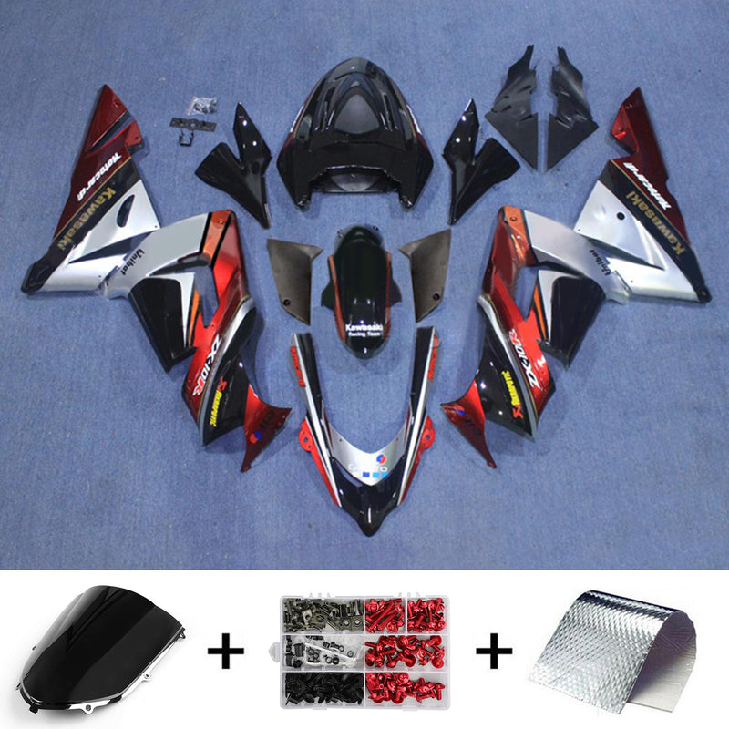 Amotopart Kawasaki ZX10R 2004-2005 Fairing Kit Bodywork Plastic ABS