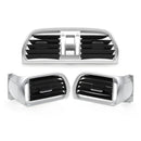 Left Right Central AC Vent Cover Silver For Porsche 911 Carrera Targa 2004-2012